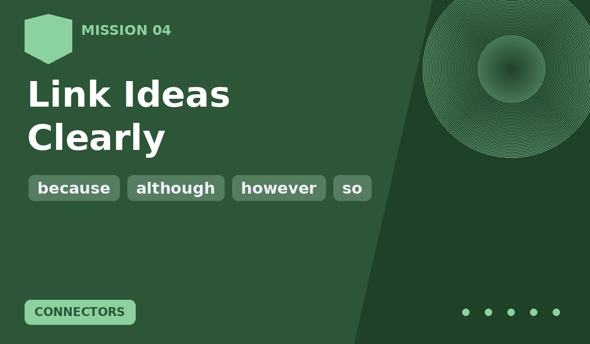 Mission 04 Link Ideas Clearly cover